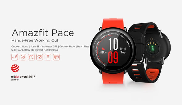 Amazfit Smart Watch with Push Heart Rate Intelligent Monitor